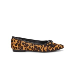 SCHUTZ Arissa Leopard Print Ballet Flats NEW - 7.5 B